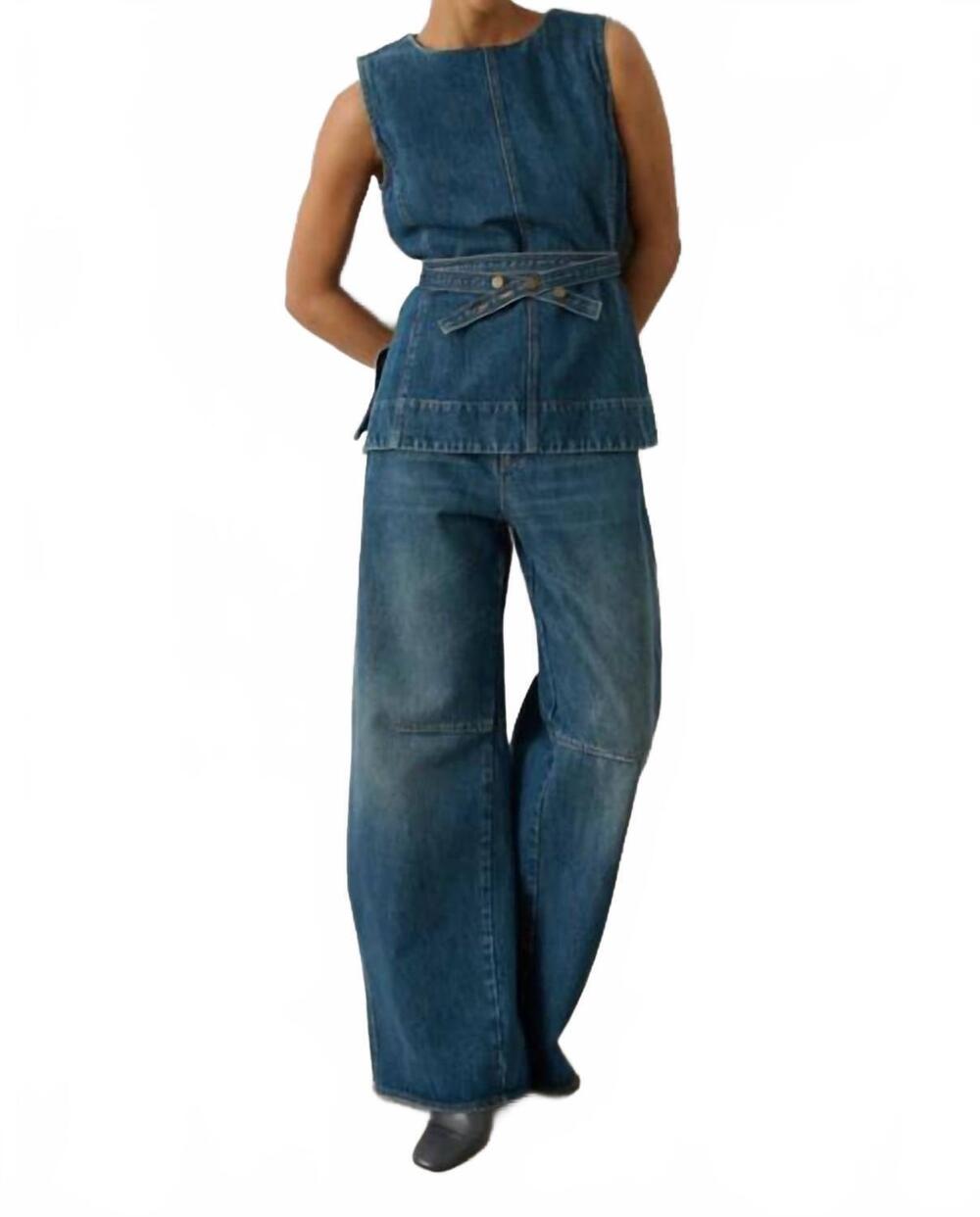 NEW SOEUR chance top in blue